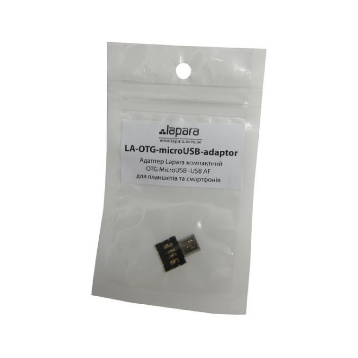 Переходник OTG Micro to USB AF Lapara (LA-OTG-microUSB-adaptor) 98_98.jpg - фото 5