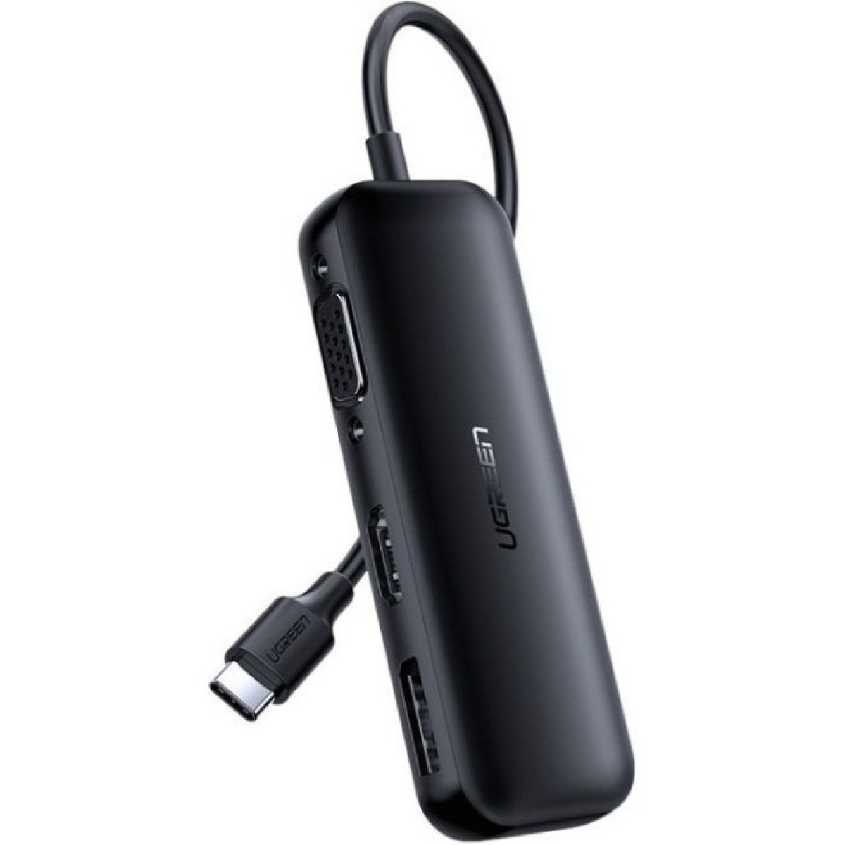 Перехідник USB2.0 Type-C to VGA V1.2/HDMI V2.0b/DP V1.2a CM260 black Ugreen (60568) 256_256.jpg
