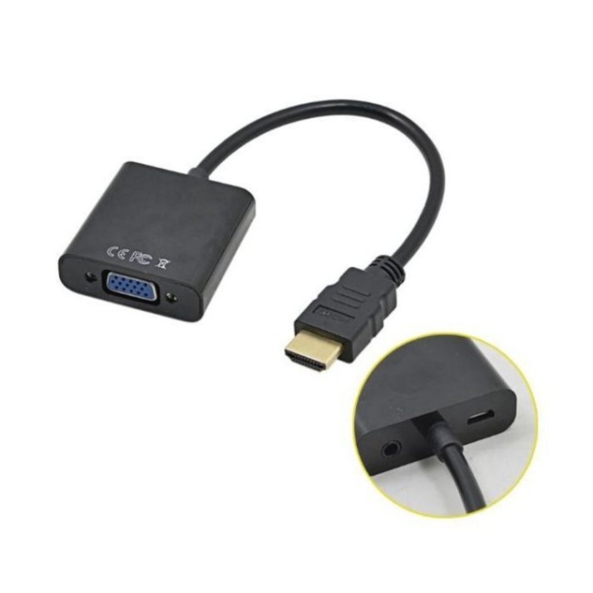Переходник ST-Lab HDMI male to VGA F (с кабелями аудио и питания от USB) (U-990) 98_98.jpg - фото 7