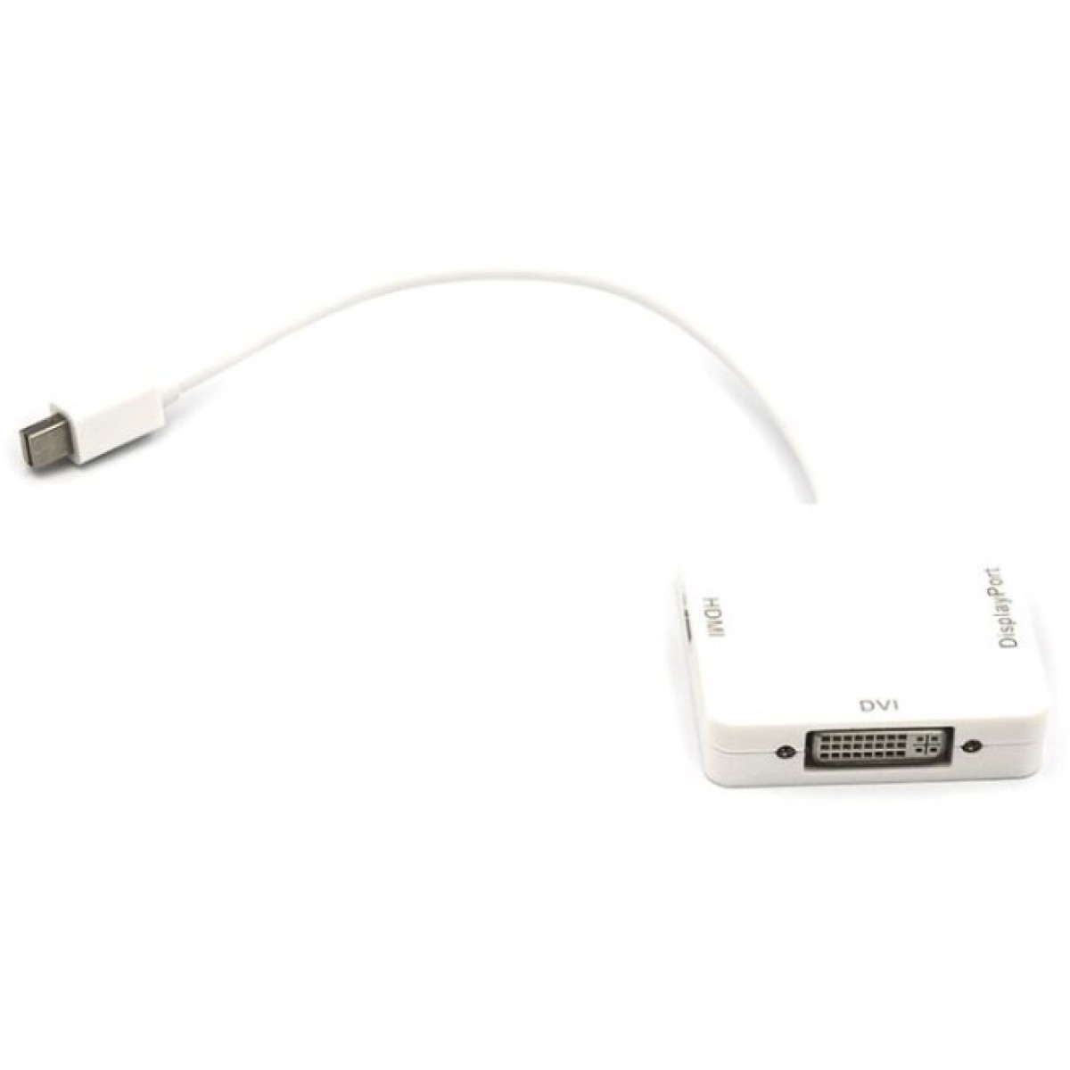 Переходник mini DisplayPort (Thunderbolt) to DisplayPort, HDMI, DVI 0.2 PowerPlant (CA911097) 98_98.jpg - фото 1
