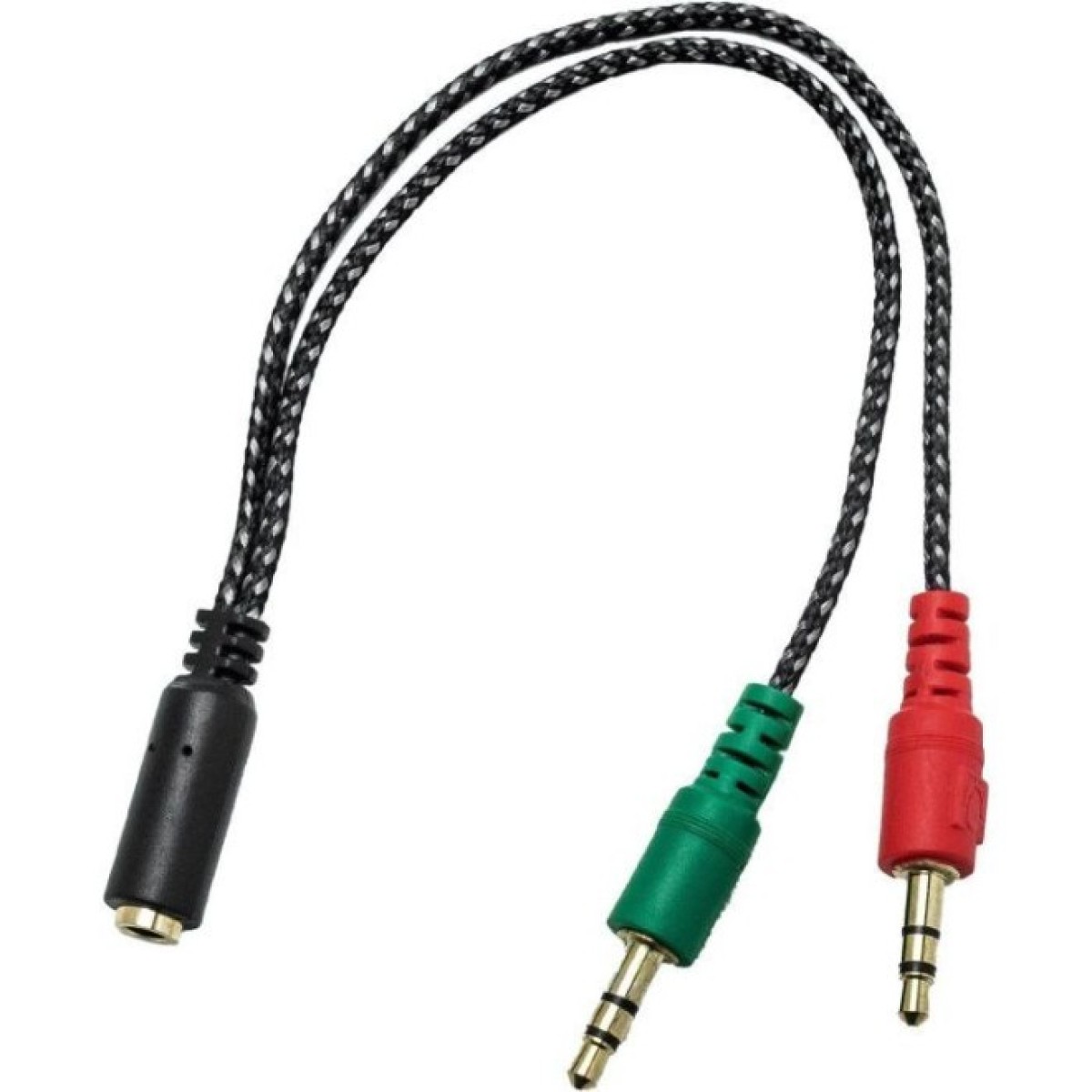 Перехідник XoKo AC-007 2x3.5-мм jack(F) - 3.5-мм 4pin jack(M) (XOKO AC-007) 98_98.jpg - фото 1