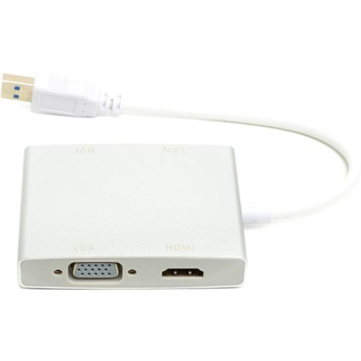 Перехідник USB 3.0 to HDMI, DVI, VGA, RJ45 Gigabit Ethernet PowerPlant (CA912087) 98_98.jpg - фото 3