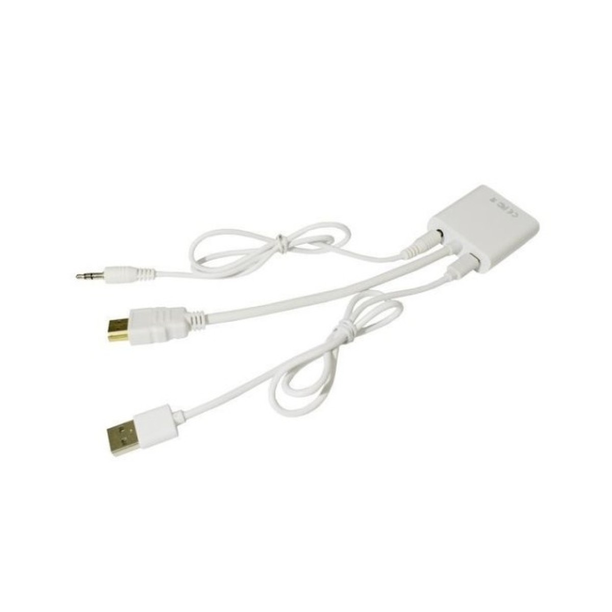 Перехідник HDMI M to VGA F (з кабелями аудіо і живлення від USB) ST-Lab (U-990 white) 98_98.jpg - фото 5