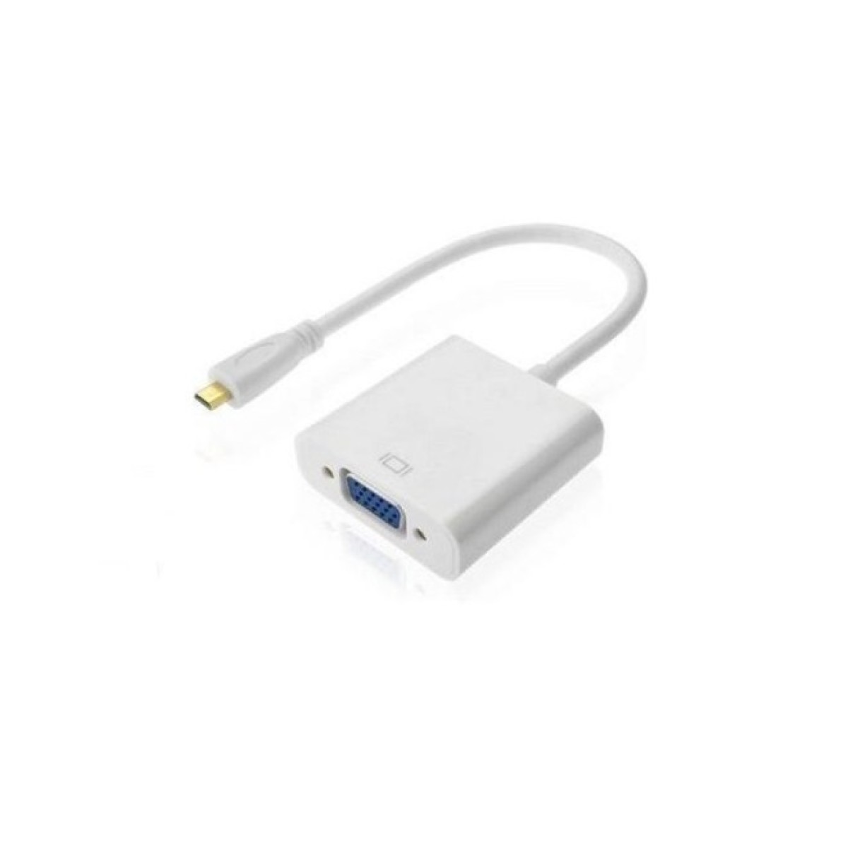 Переходник micro HDMI M to VGA F 0.3m 4K/2K White Voltronic (YT-C-mcHDMI(M)/VGA(F)-W) 98_98.jpg