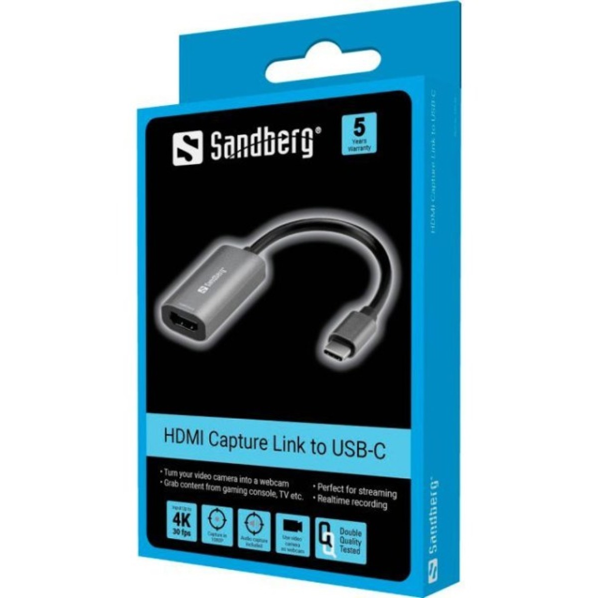 Переходник USB 3.1 Type-С to HDMI (F) 4K Sandberg (136-36) 98_98.jpg - фото 2