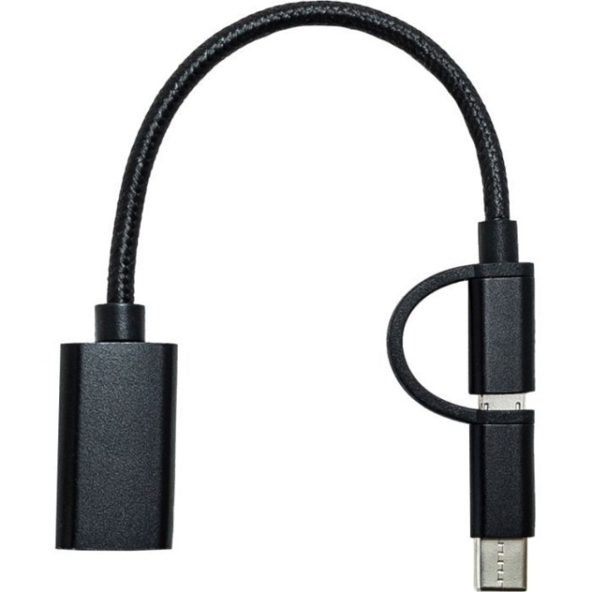 Переходник OTG AC-150 2in1 USB 3.0 - MicroUSB USB Type-C Black XoKo (AC-150-BK) 98_98.jpg - фото 3