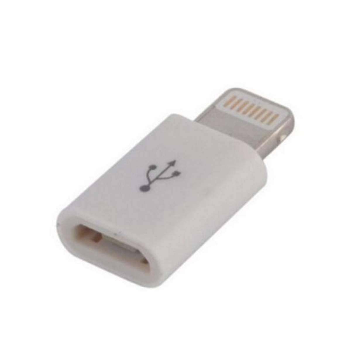 Переходник Lightning to Micro USB Lapara (LA-Lightning-MicroUSB-adaptor white) 98_98.jpg - фото 1