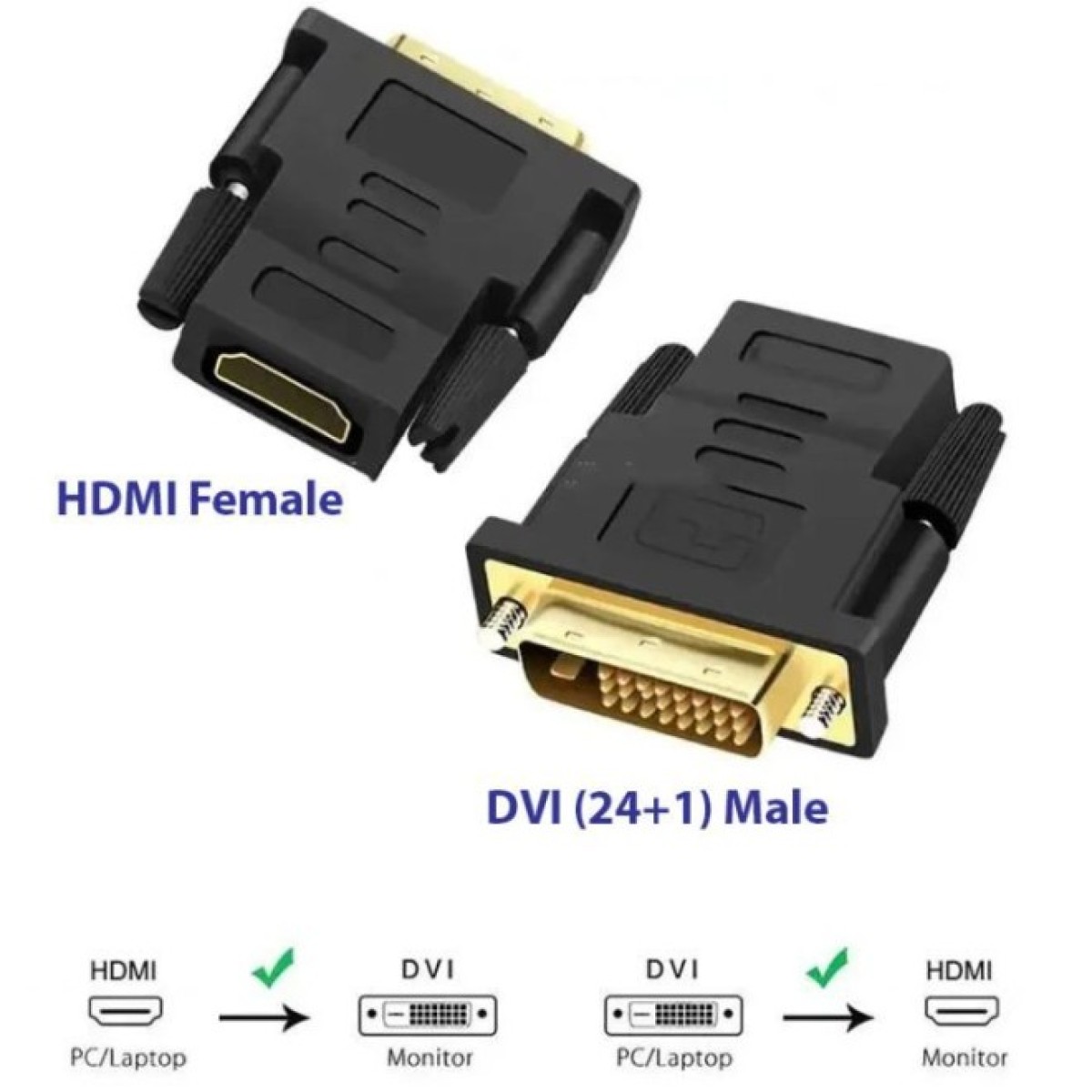 Переходник DVI-D (24+1) male to HDMI female 1080p ST-Lab (U-994) 98_98.jpg - фото 10