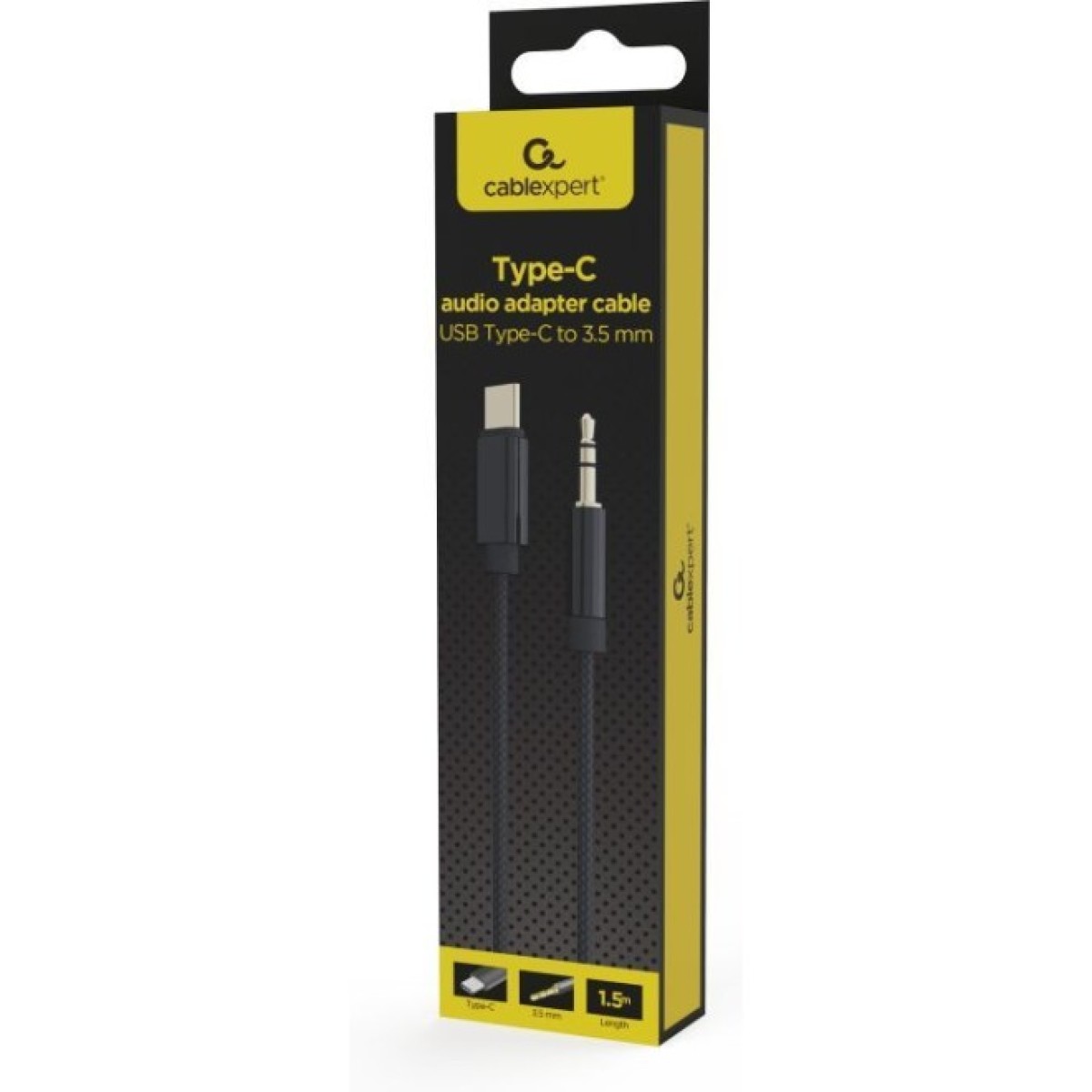 Кабель USB-C to stereo audio 3.5mm (CDLA) 1.5m Cablexpert (CCA-CM3.5M-1.5M) 98_98.jpg - фото 2