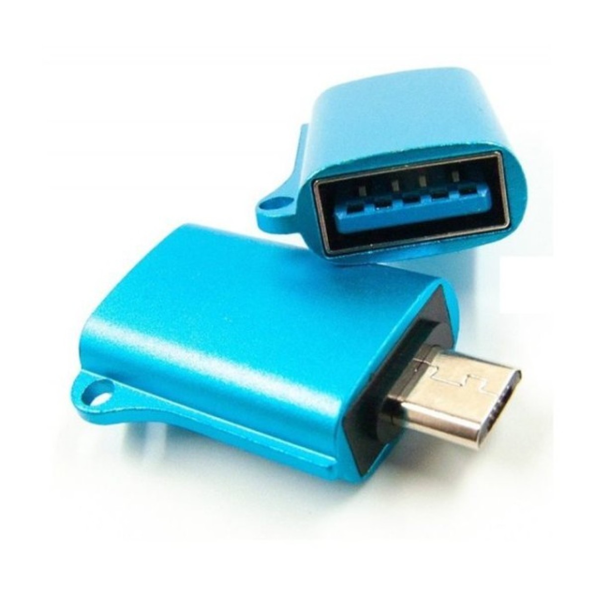 Переходник OTG USB - Micro-USB blue Dengos (ADP-020) 98_98.jpg - фото 2