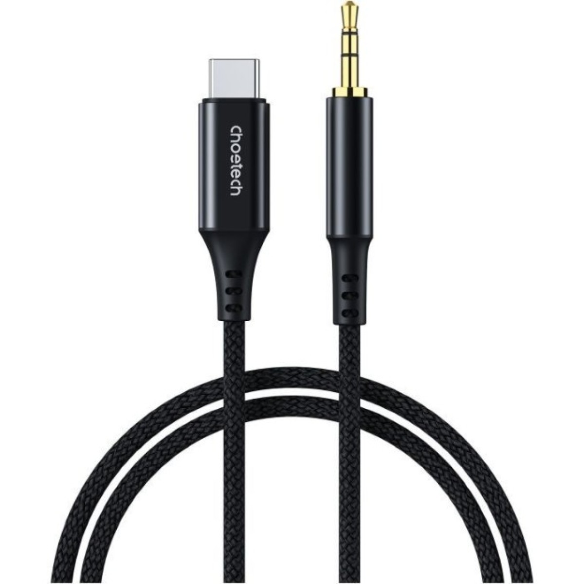 Переходник USB-C to jack 3.5mm stereo audio (CDLA) 2.0m Choetech (AUX008-BK) 98_98.jpg - фото 1
