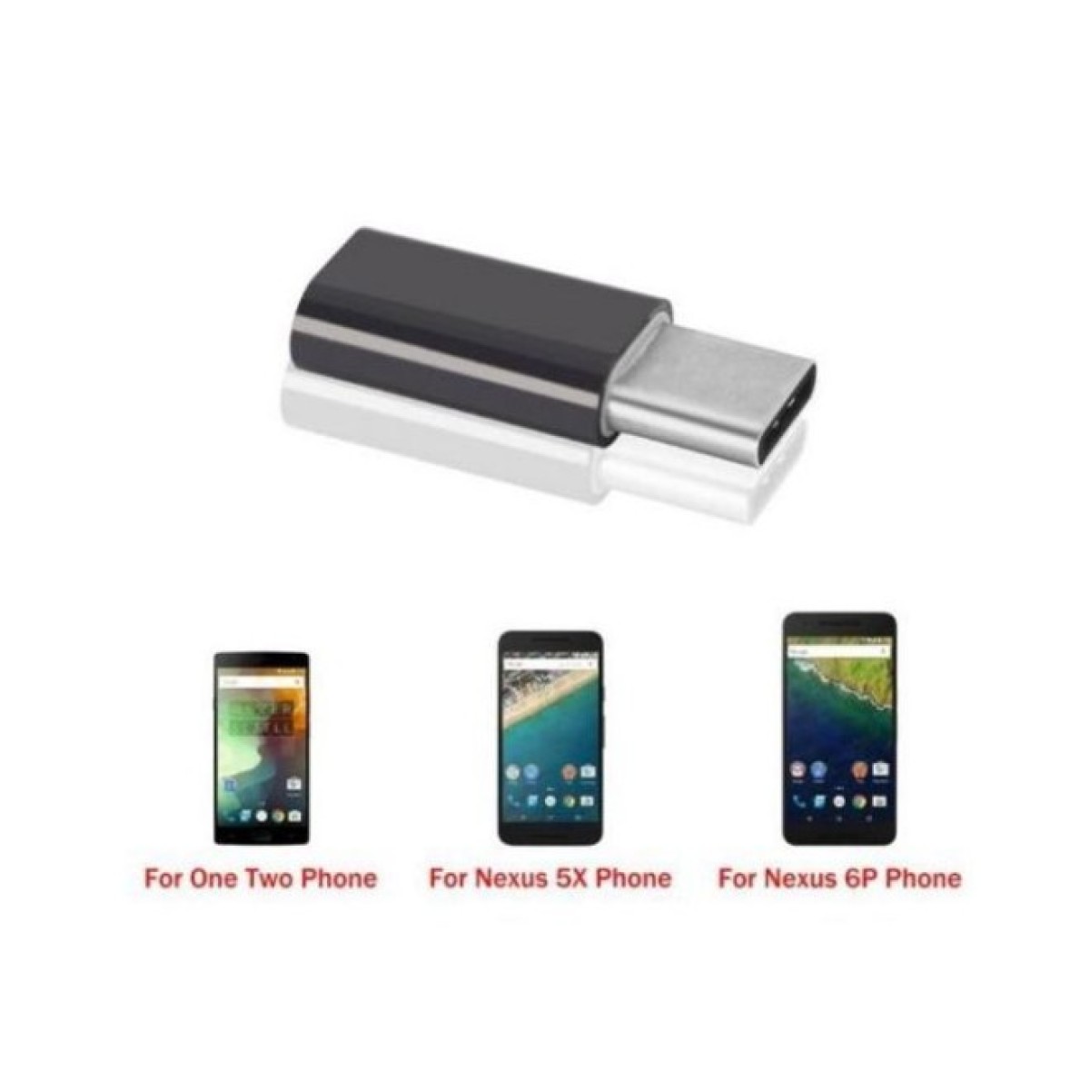 Переходник Type-C to Micro USB Lapara (LA-Type-C-MicroUSB-adaptor black) 98_98.jpg - фото 6