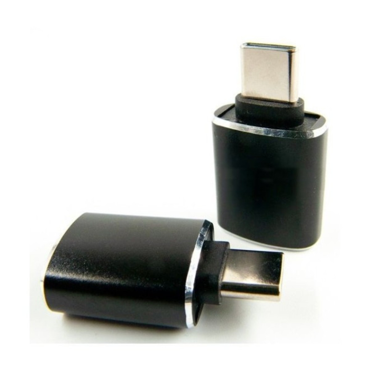 Перехідник OTG USB - Type-C grey Dengos (ADP-018) 98_98.jpg - фото 1