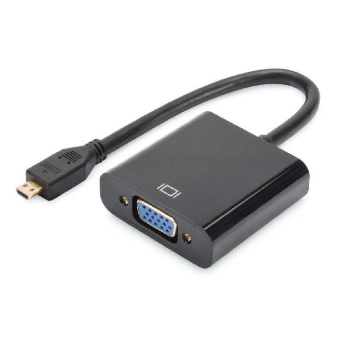 Переходник MicroHDMI to VGA (M/F) Full HD Digitus (DA-70460) 98_98.jpg - фото 1