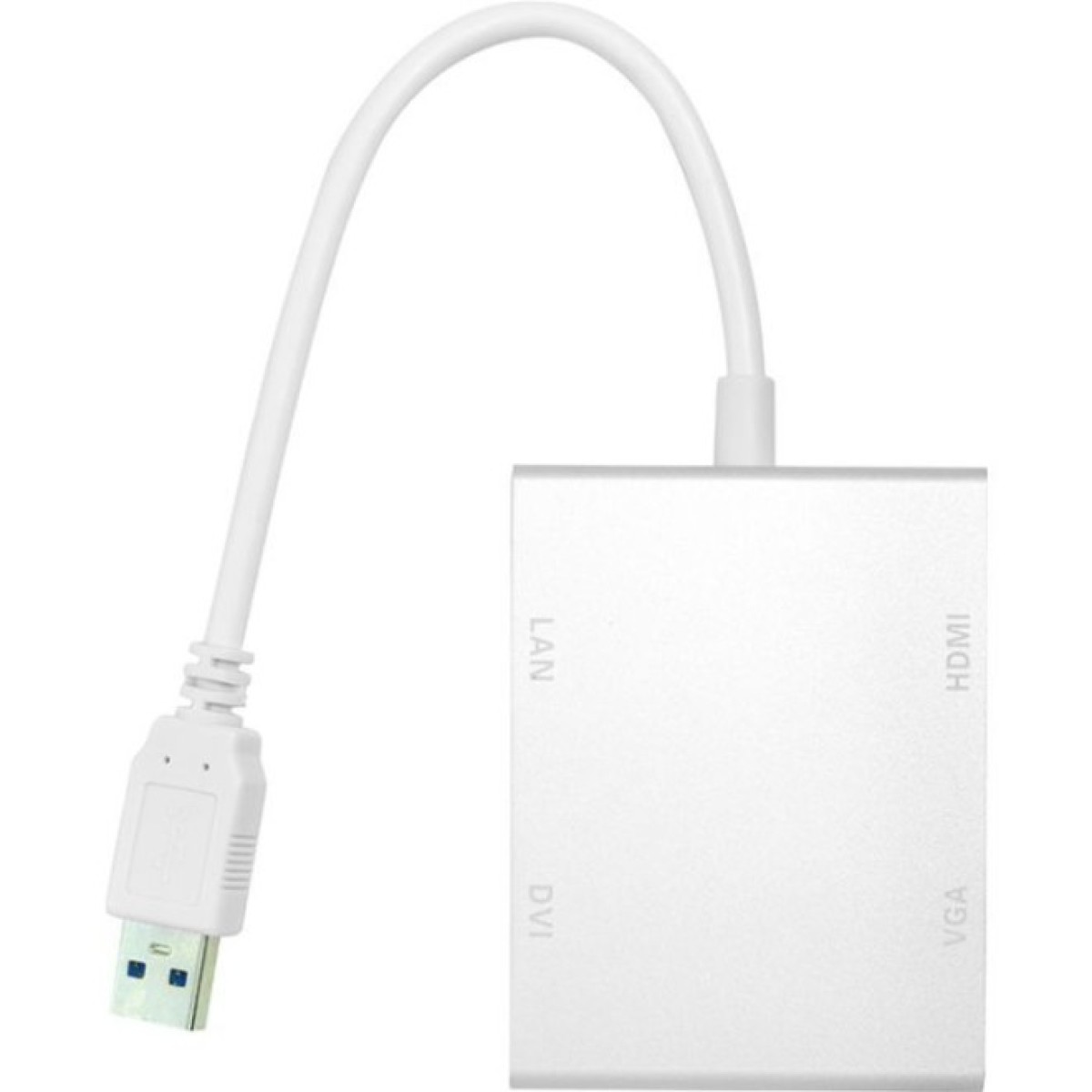 Перехідник USB 3.0 to HDMI, DVI, VGA, RJ45 Gigabit Ethernet PowerPlant (CA912087) 98_98.jpg - фото 1