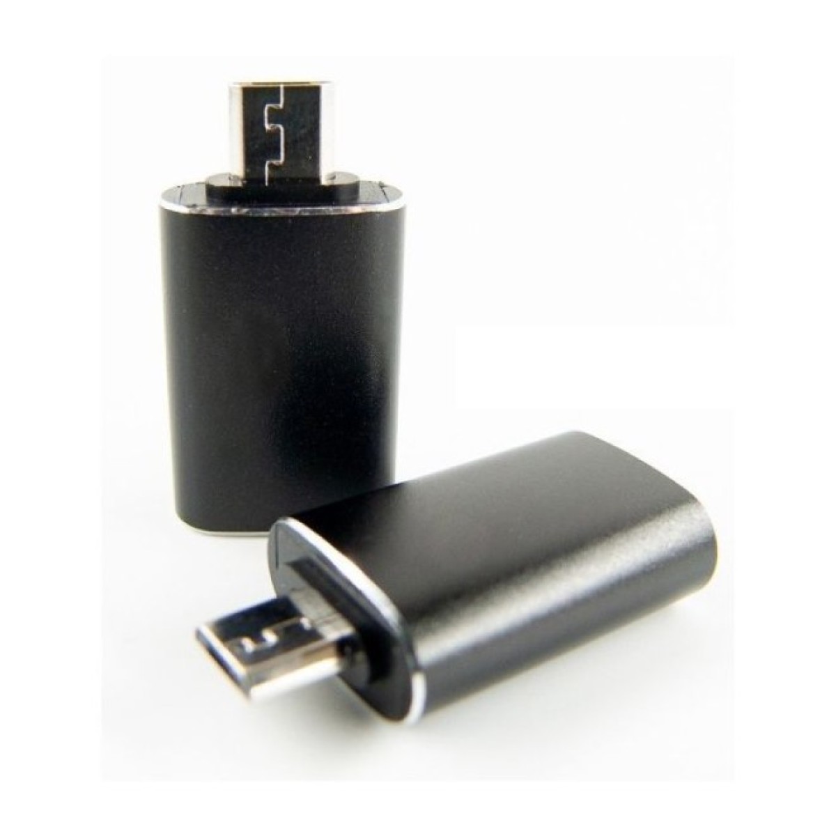 Перехідник OTG USB - Micro-USB black Dengos (ADP-017) 98_98.jpg - фото 1