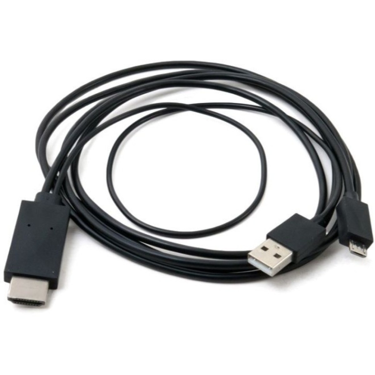 Перехідник MHL, microUSB (5pin) M, USB M-HDMI AM (1.8m) Extradigital (KBV1683) 98_98.jpg - фото 1