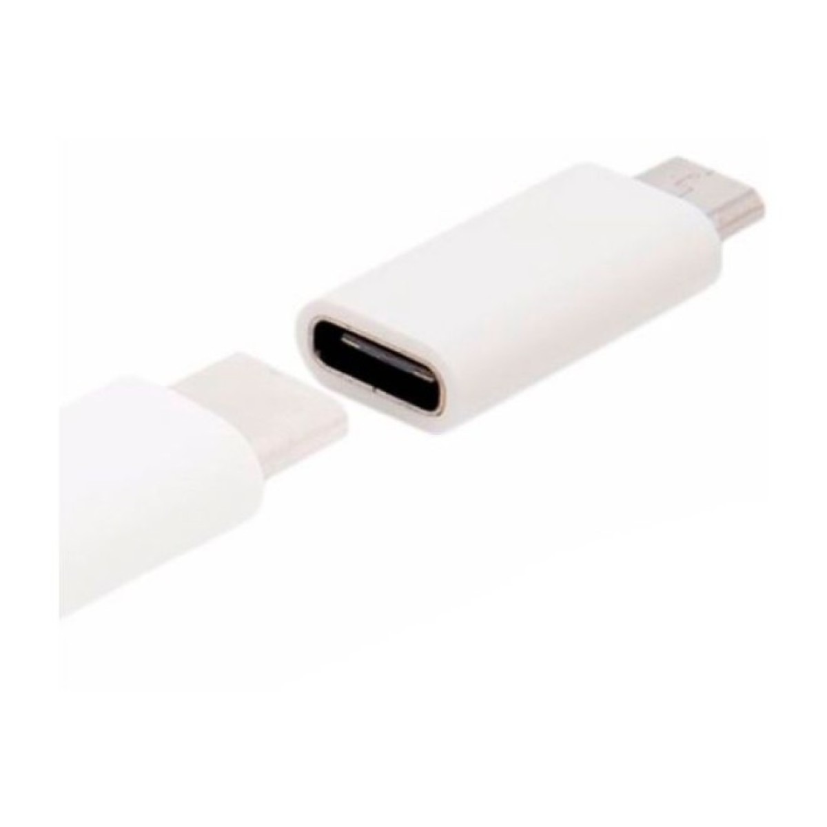 Перехідник Lapara Micro USB Male to USB 3.1 Type-C Female white (LA-MaleMicroUSB-TypeC-Female white) 98_98.jpg - фото 5