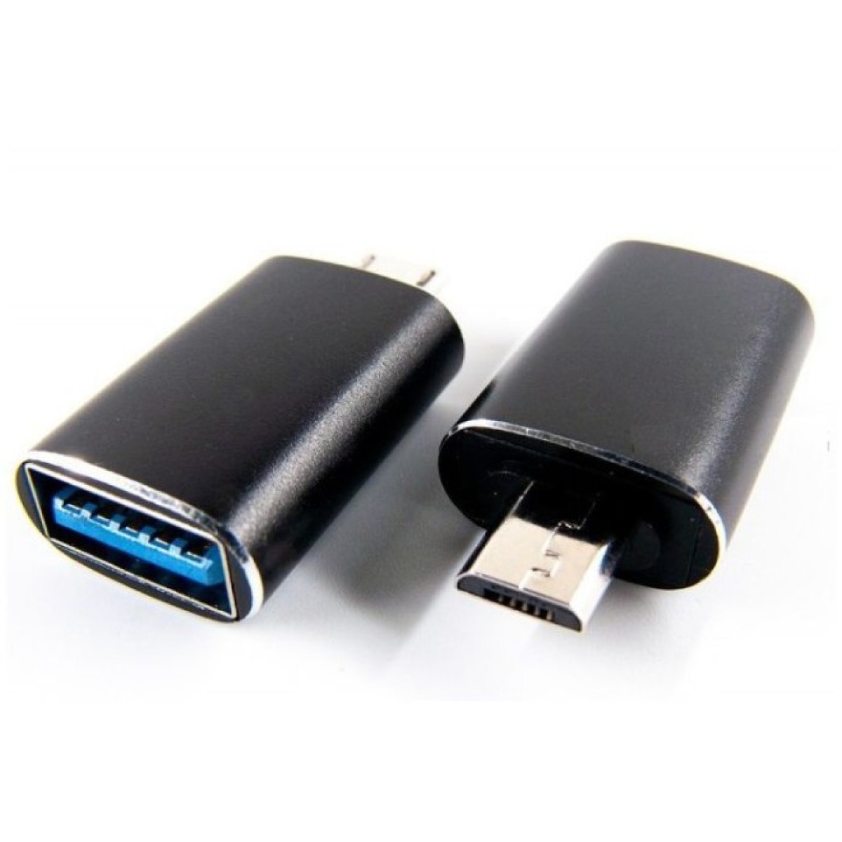 Перехідник OTG USB - Micro-USB black Dengos (ADP-017) 98_98.jpg - фото 4