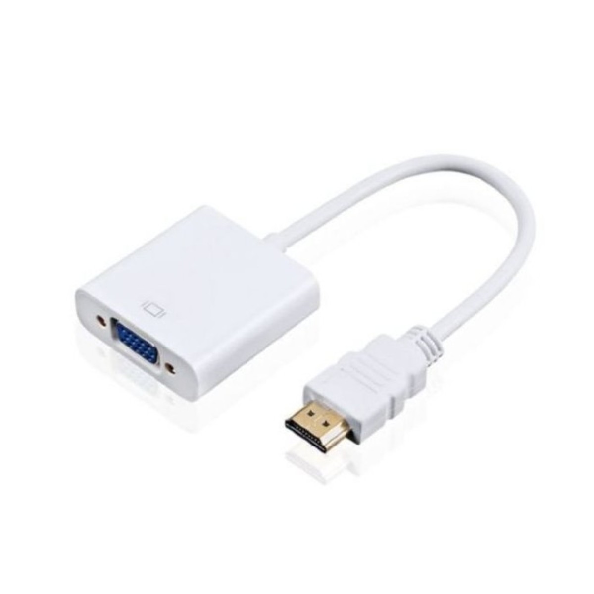 Перехідник HDMI M to VGA F (з кабелями аудіо і живлення від USB) ST-Lab (U-990 white) 98_98.jpg - фото 1