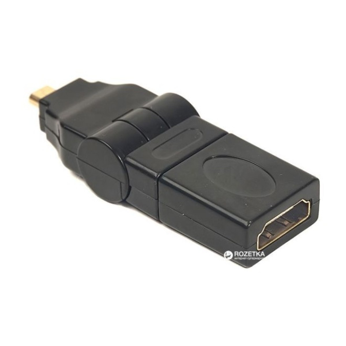 Переходник HDMI AF to micro HDMI AM, 360 degree PowerPlant (CA910618) 98_98.jpg - фото 2