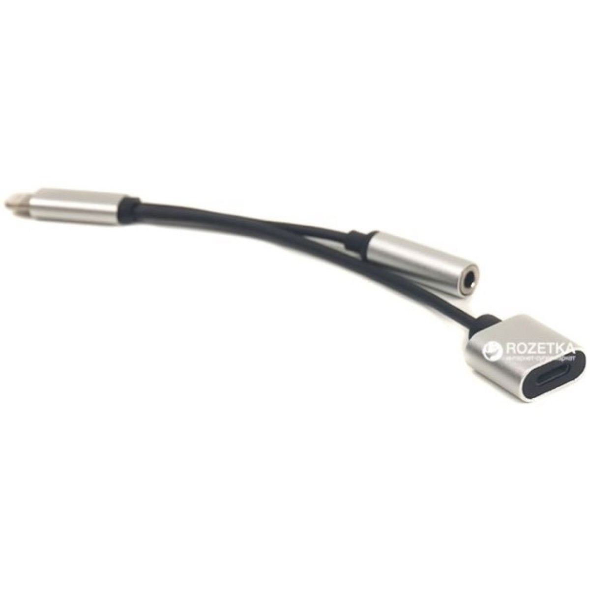Переходник Lightning 2in1, Audio 3.5mm to Lightning PowerPlant (CA910410) 98_98.jpg