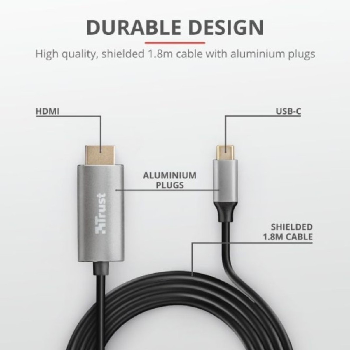 Перехідник Trust Calyx USB-C to HDMI Adapter Cable (23332_TRUST) 98_98.jpg - фото 11