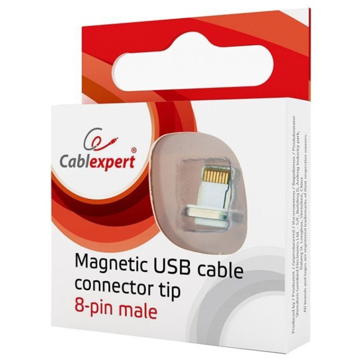 Перехідник magnetic Lightning connector Cablexpert (CC-USB2-AMLM-8P) 98_98.jpg - фото 2