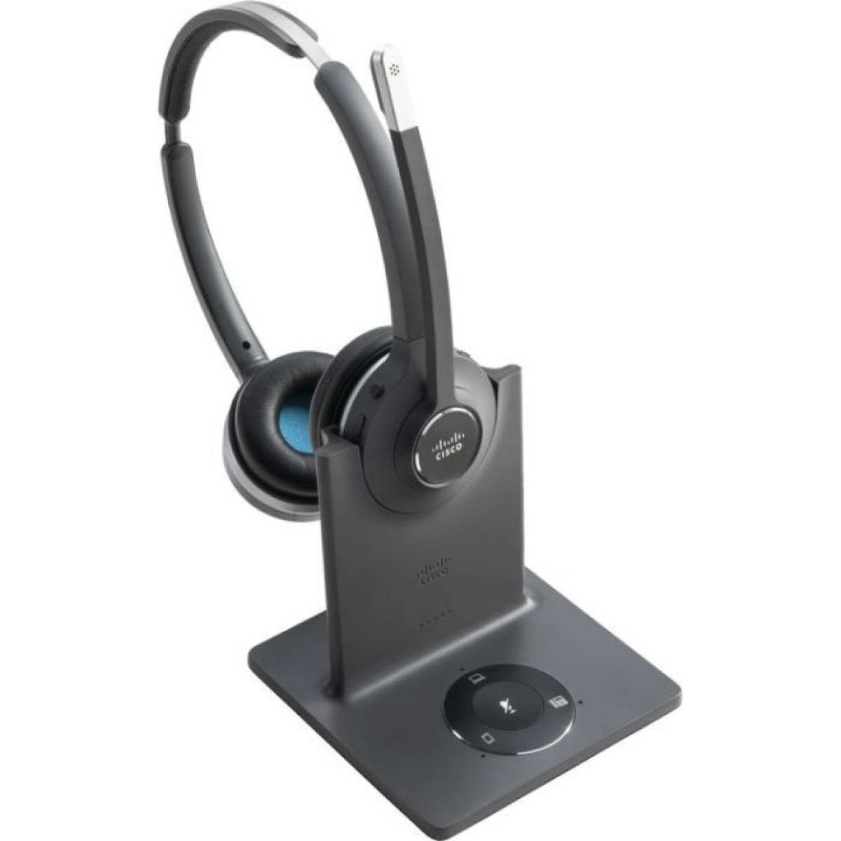 Наушники Cisco 562 Wireless Dual Headset Standard Base Station EU Black (CP-HS-WL-562-S-EU=) 98_98.jpg - фото 1