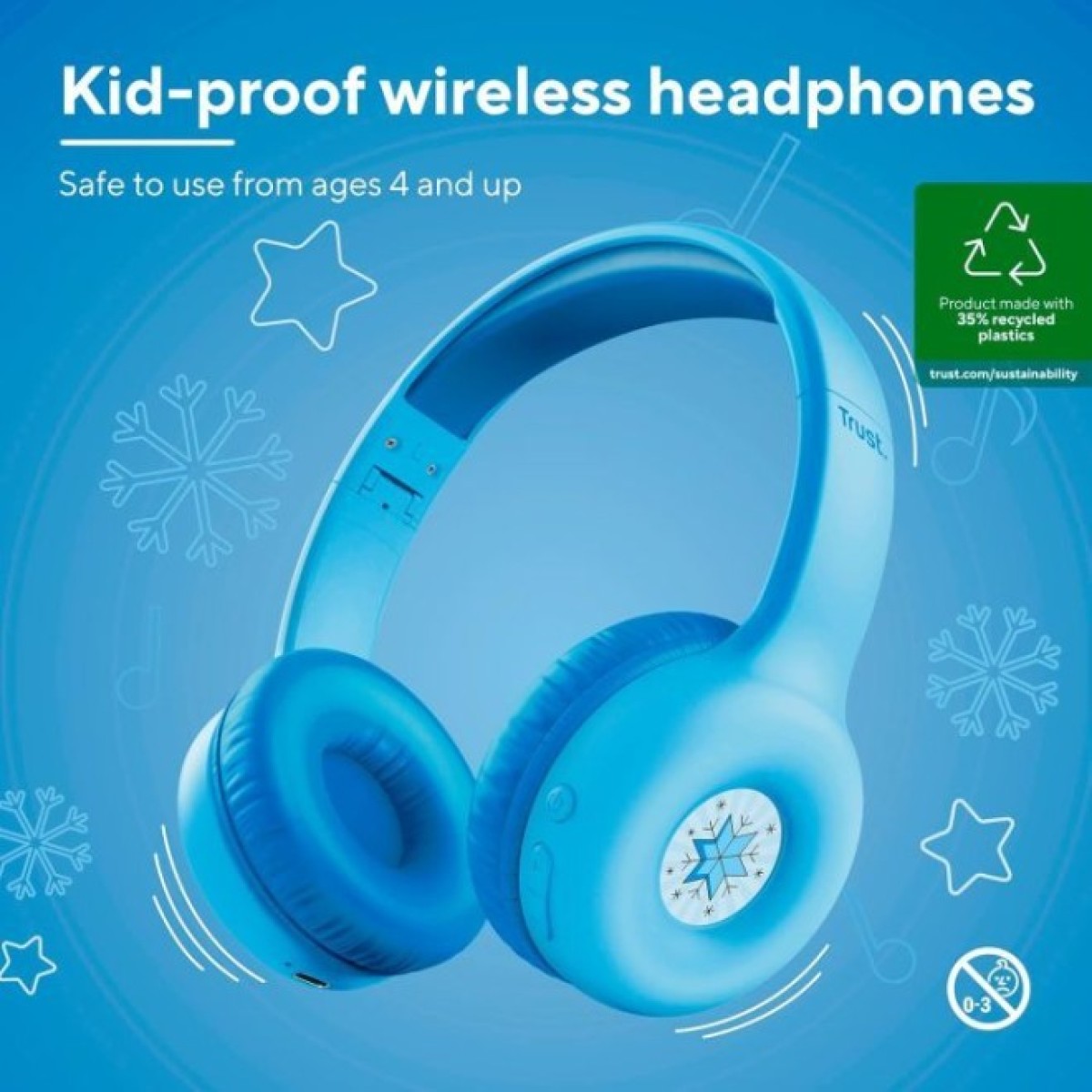 Навушники Trust Nouna Kids Wireless Blue (25275) 98_98.jpg - фото 11
