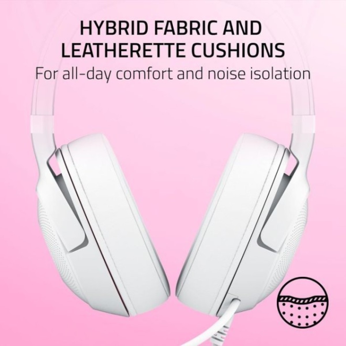 Наушники Razer Kraken Kitty V2 White (RZ04-04730600-R3M1) 98_98.jpg - фото 3