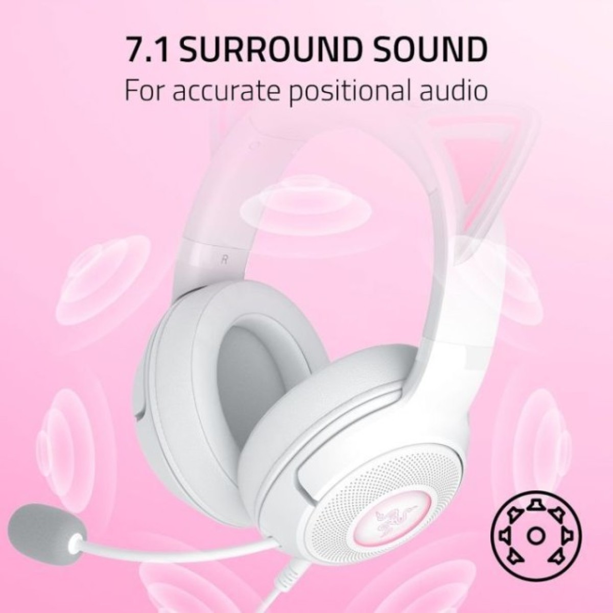 Наушники Razer Kraken Kitty V2 White (RZ04-04730600-R3M1) 98_98.jpg - фото 7