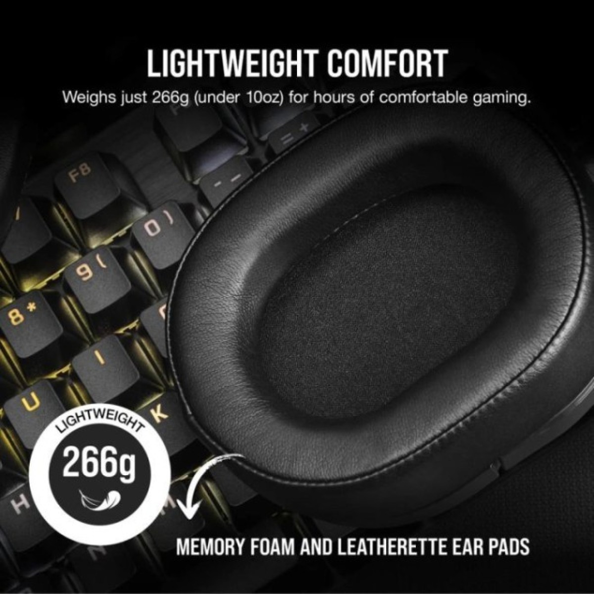 Навушники Corsair HS55 Wireless Gaming Dolby 7.1 Carbon (CA-9011280-EU) 98_98.jpg - фото 3