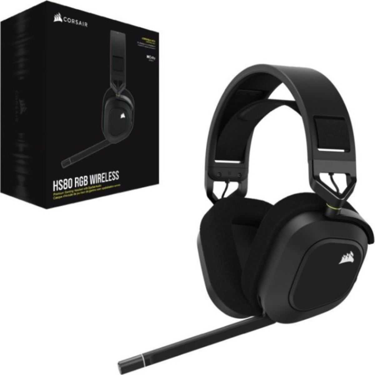 Навушники Corsair HS80 RGB Wireless Carbon (CA-9011235-EU) 98_98.jpg - фото 2