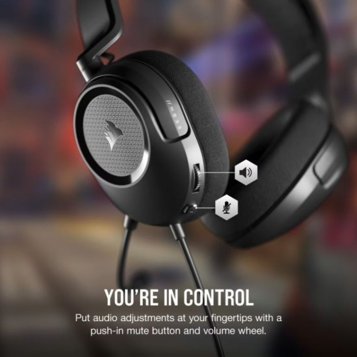 Наушники Corsair HS35 Surround v2 Multiplatform Gaming Carbon (CA-9011386-EU) 98_98.jpg - фото 5