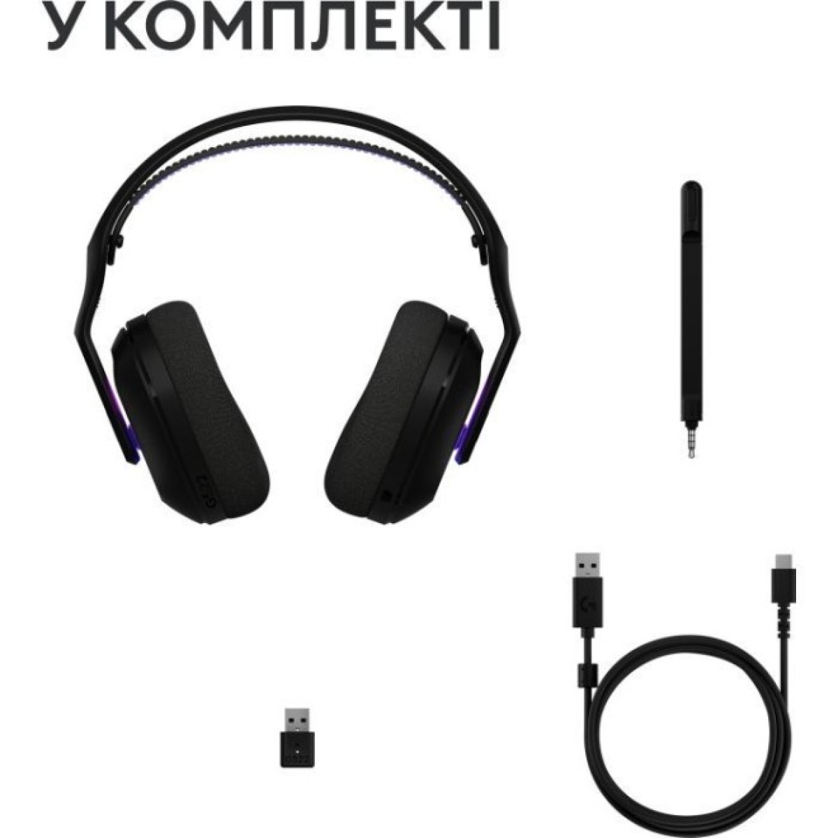 Навушники Logitech G522 Lightspeed Wireless Gaming Headset Black (981-001544) 98_98.jpg - фото 5