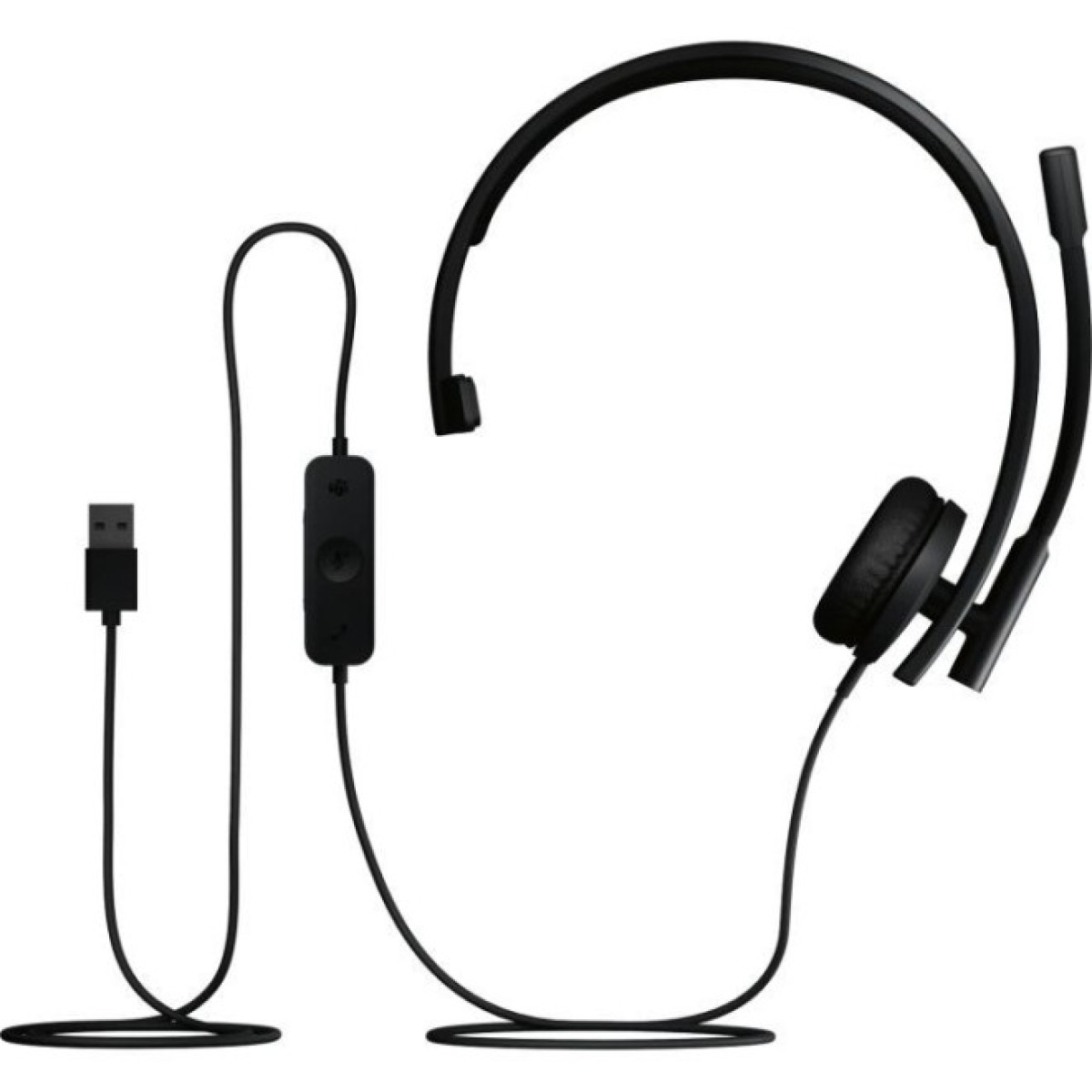 Наушники Logitech H570e Corded for Business Mono Teams USB-A Black (981-001426) 98_98.jpg - фото 2