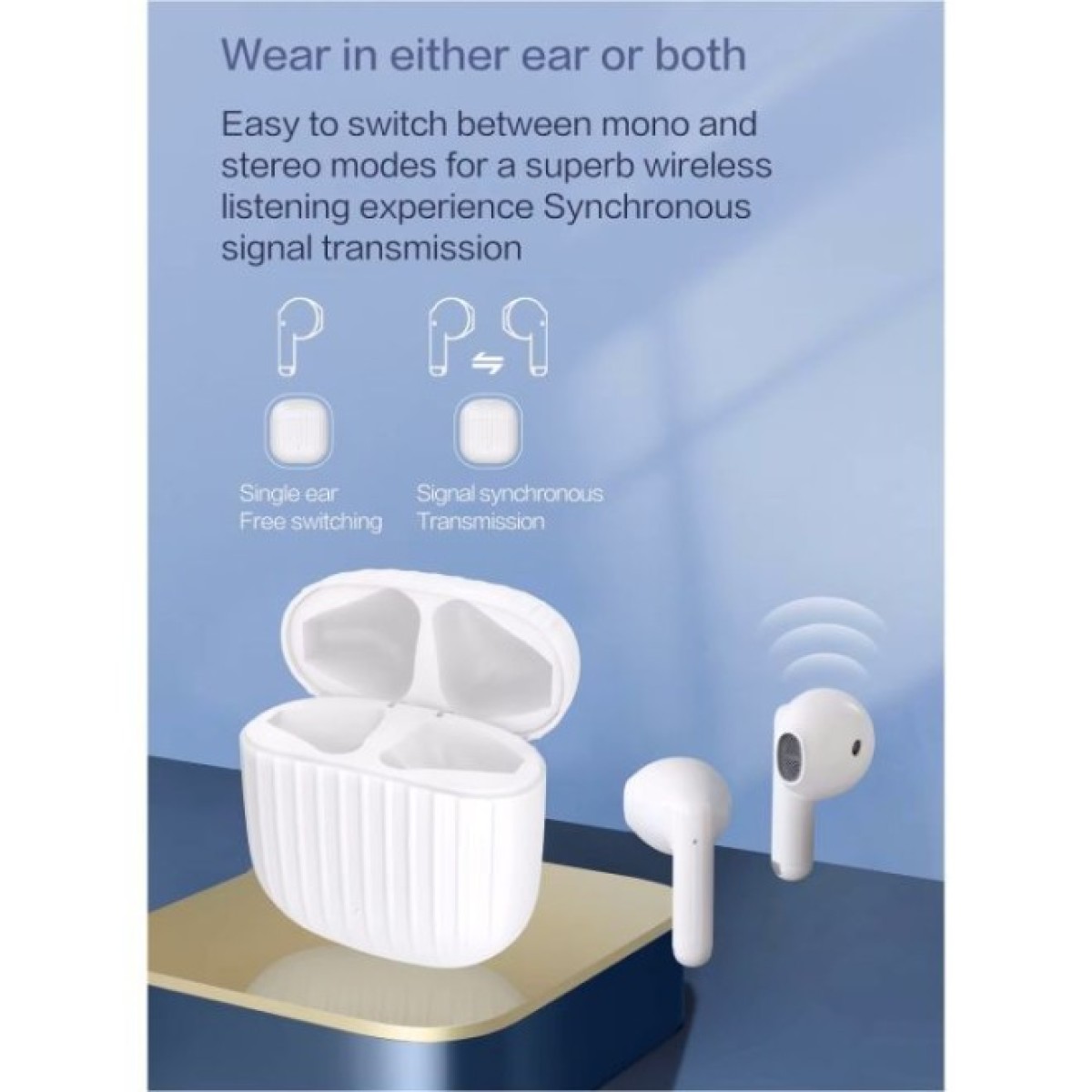 Наушники Xiaomi MiiiW Conch True Wireless Earphone W200 White (MWTW04) 98_98.jpg - фото 11