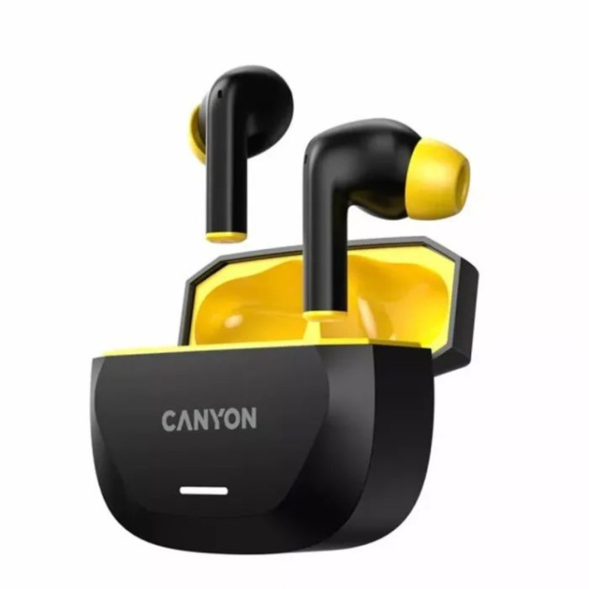 Навушники Canyon Hexagon 7 TWS ANC+ENC Wireless Charge Black/Yellow (CNS-TWS7BY) 98_98.jpg - фото 8
