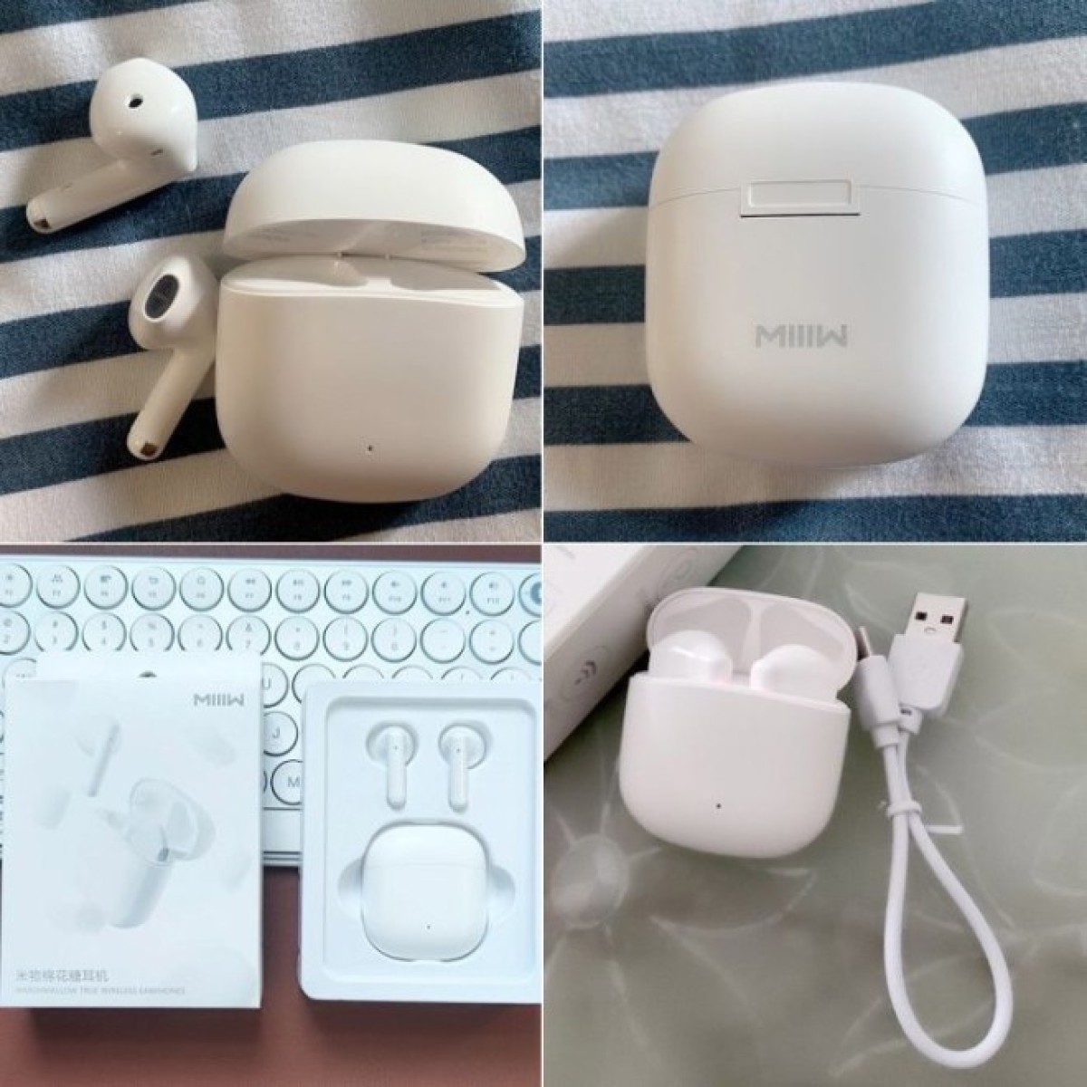 Наушники Xiaomi TWS MiiiW TWS Wireless Earbuds Marshmallow White (MWTW03) 98_98.jpg - фото 2