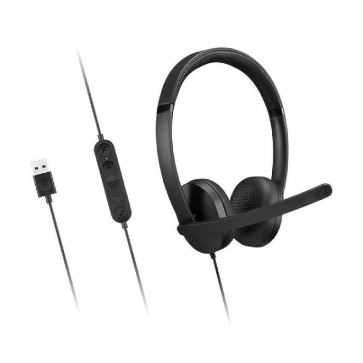 Наушники Lenovo USB-A Wired Stereo Headset Gen 2 Black (4XD1P83425) 98_98.jpg - фото 1
