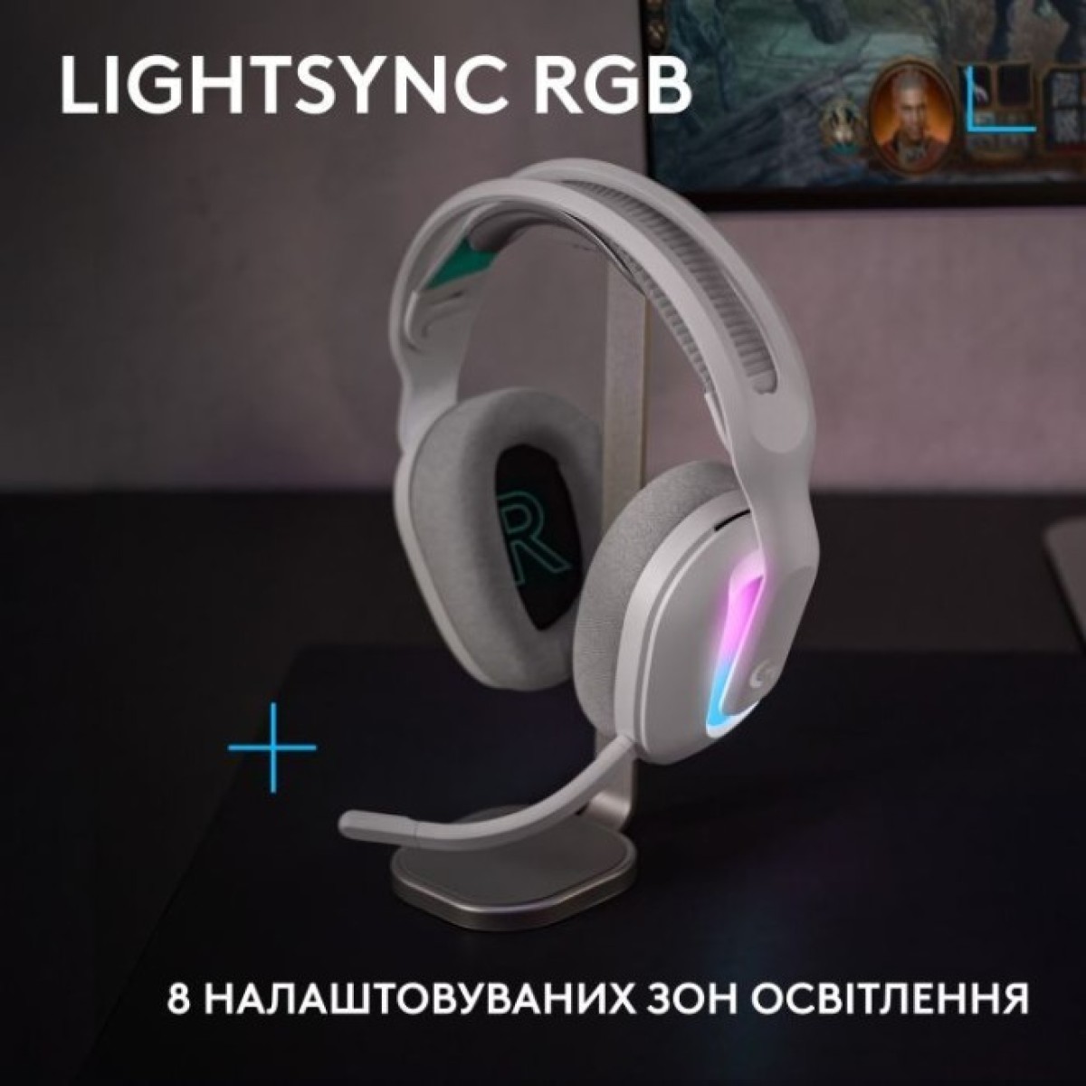 Наушники Logitech G522 Lightspeed Wireless Gaming Headset White (981-001550) 98_98.jpg - фото 8