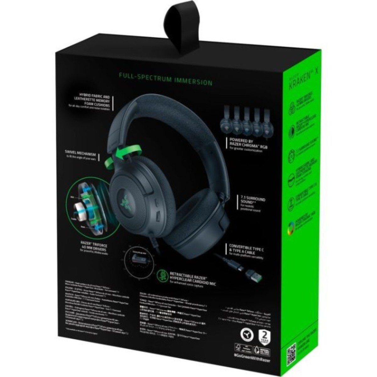 Наушники Razer Kraken V4 X Black (RZ04-05180100-R3M1) 98_98.jpg - фото 3