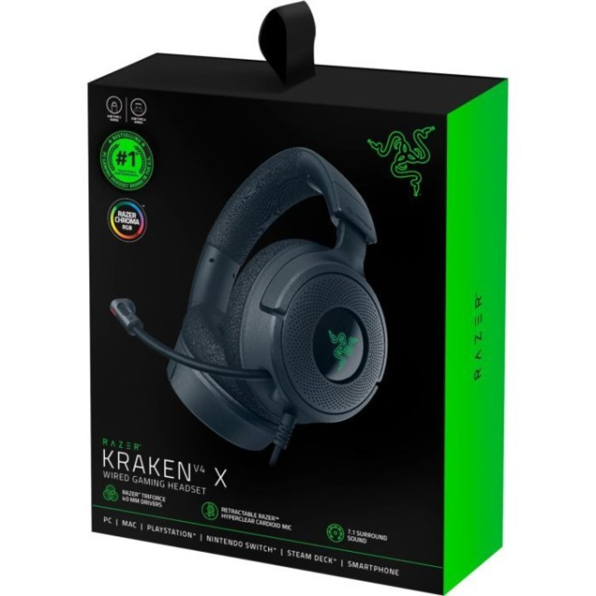 Наушники Razer Kraken V4 X Black (RZ04-05180100-R3M1) 98_98.jpg - фото 4