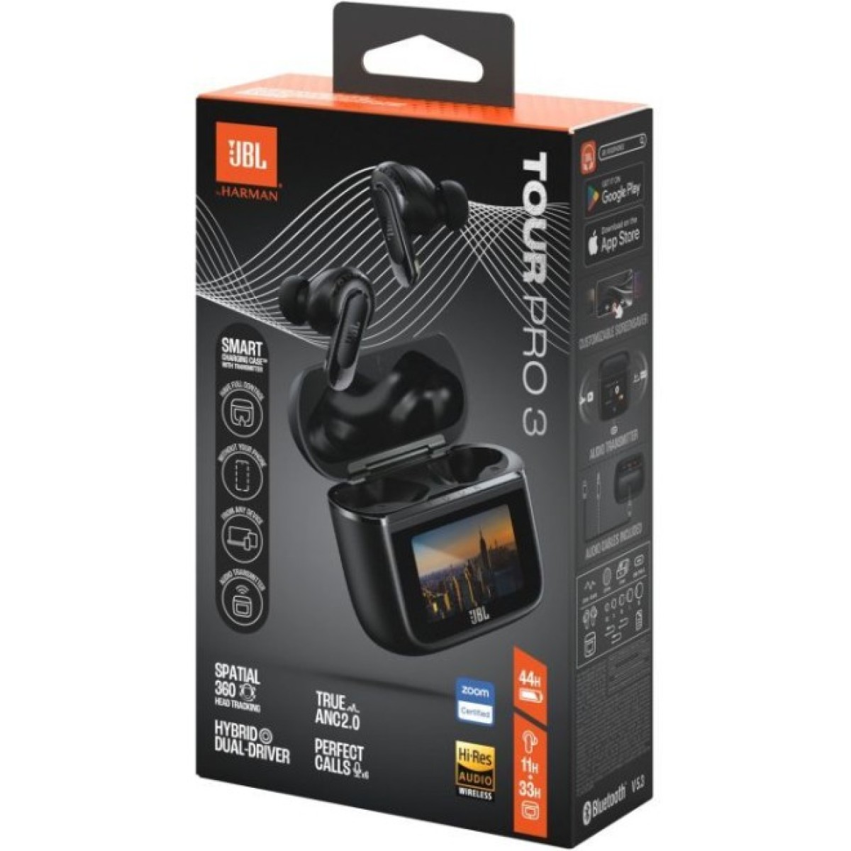 Навушники JBL Tour Pro 3 Black (JBLTOURPRO3BLK) 98_98.jpg - фото 6