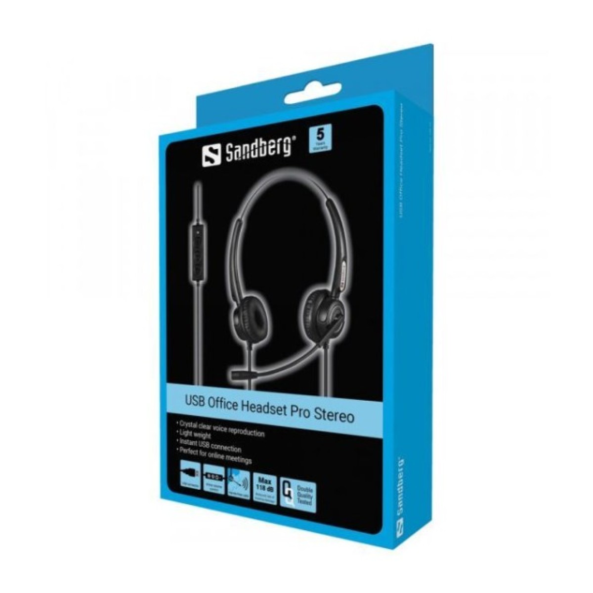 Наушники Sandberg Office Headset Pro Stereo USB Black (126-13) 98_98.jpg - фото 3