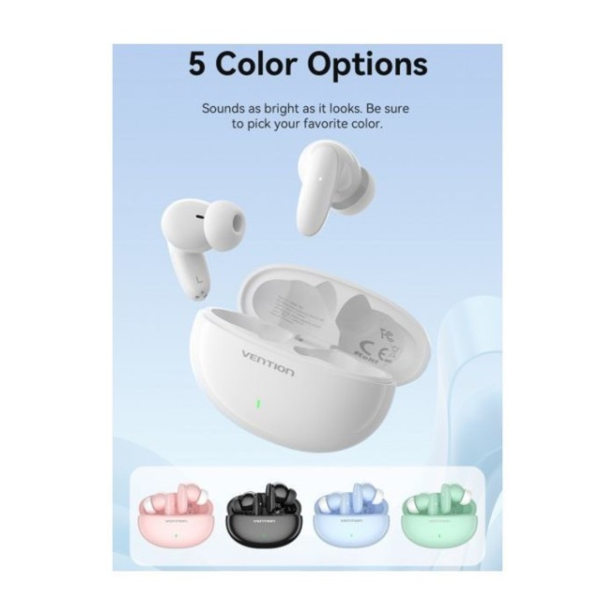 Навушники Vention Elf Earbuds E01 Blue (NBFS0) 98_98.jpg - фото 6