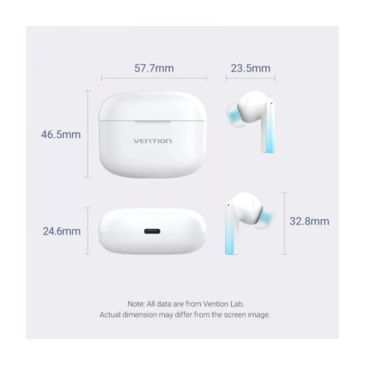Навушники Vention Elf Earbuds E04 White (NBIW0) 98_98.jpg - фото 2