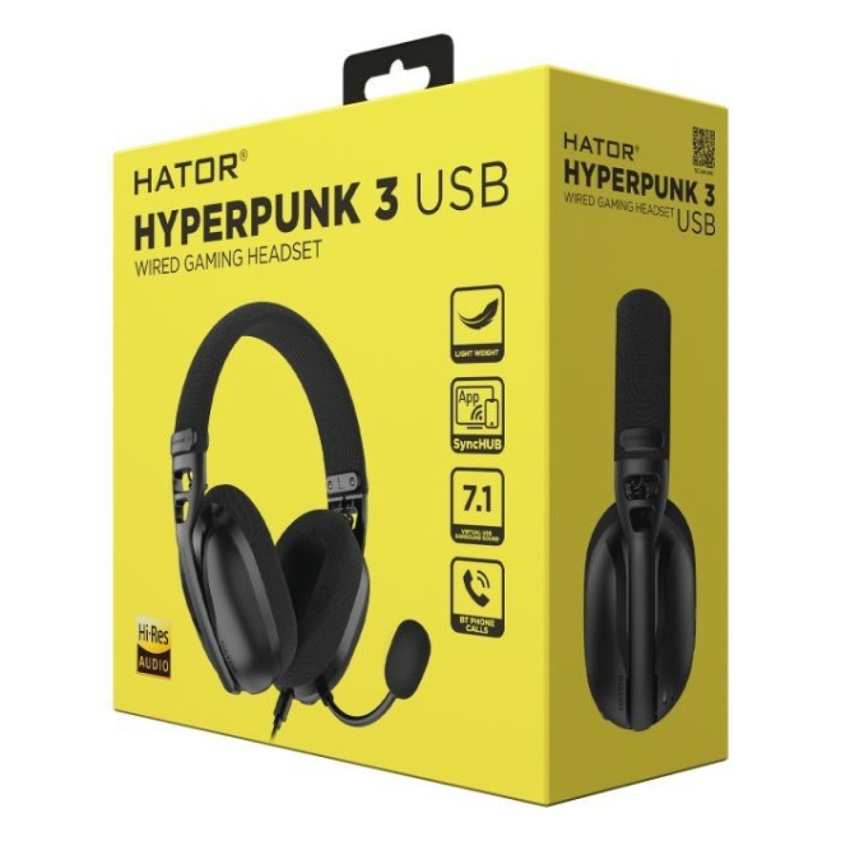 Наушники Hator Hyреrpunk 3 Hi-Res USB 7.1 Black (ESH10) 98_98.jpg - фото 6