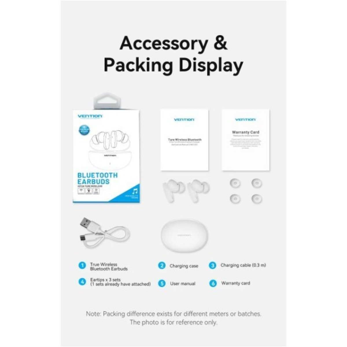 Наушники Vention Elf Earbuds E01 White (NBFW0) 98_98.jpg - фото 3
